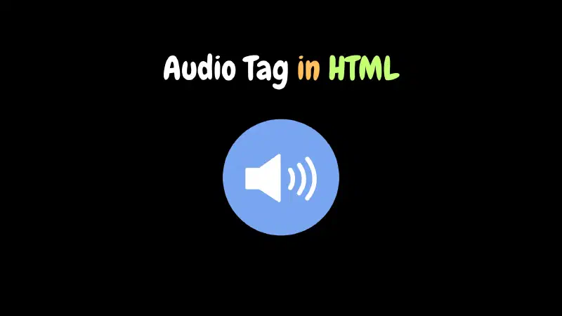 ‘وسم الصوت audio في HTML’